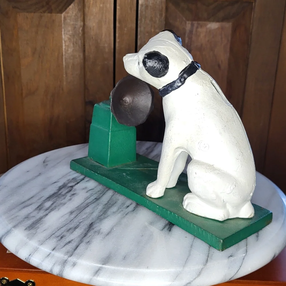 Vintage Dog Figurine with Phonograph - Picture 14 of 14